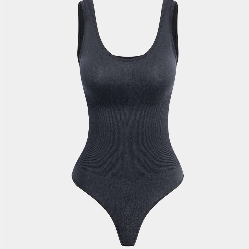 Micas Black Ribbed Bodysuit - SEE MEASUREMENTS